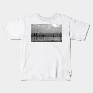 wet south coast pier 2 Kids T-Shirt